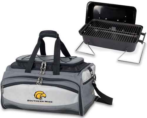 Southern Miss Golden Eagles Buccaneer BBQ Grill Set & Cooler - Click Image to Close