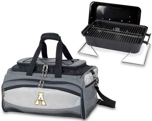 Appalachian State Buccaneer Embr. BBQ Grill Set & Cooler - Click Image to Close