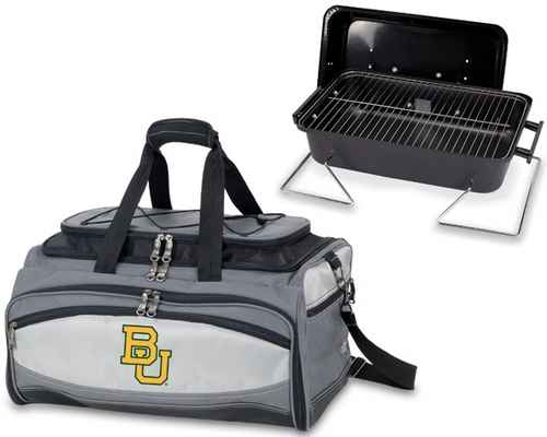 Baylor Bears Embroidered Buccaneer BBQ Grill Set & Cooler - Click Image to Close