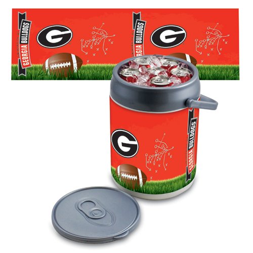 Georgia Bulldogs Can Cooler - Football Edition - Click Image to Close