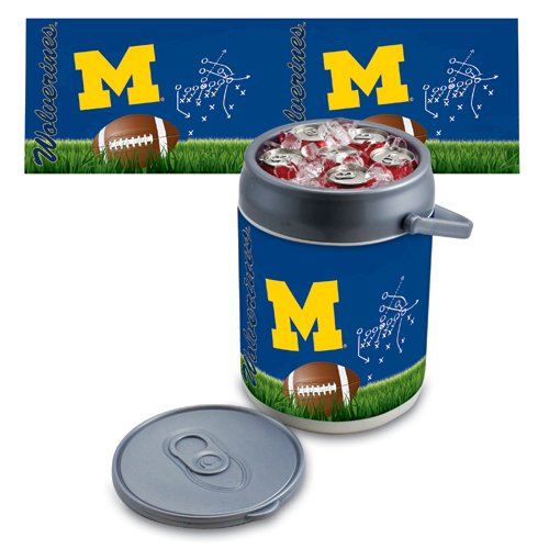 Michigan Wolverines Can Cooler - Football Edition - Click Image to Close