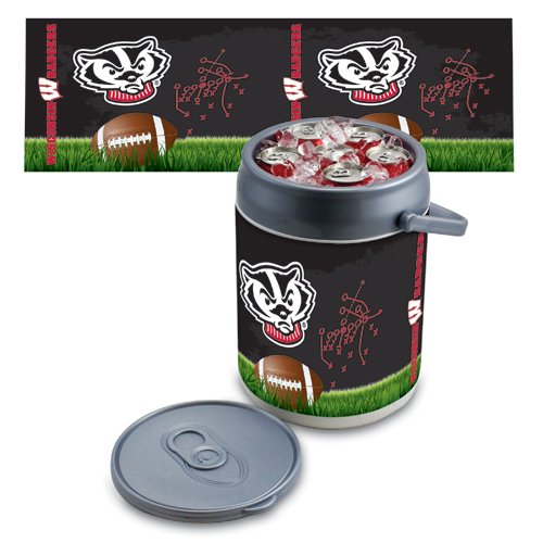 Wisconsin Badgers Can Cooler - Football Edition - Click Image to Close