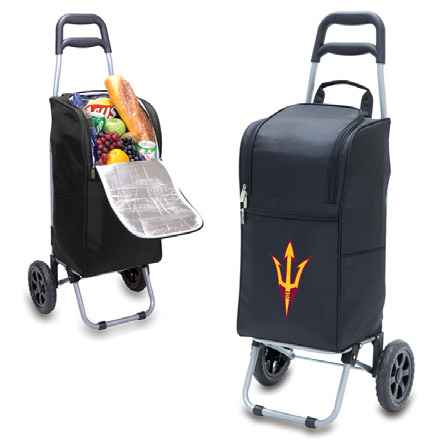 Arizona State University Sun Devils Cart Cooler - Black - Click Image to Close