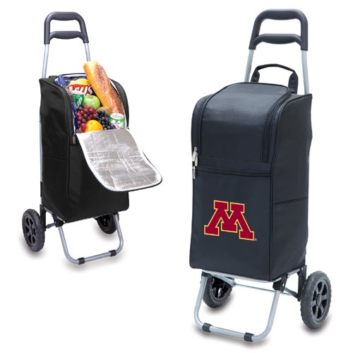 University of Minnesota Golden Gophers Cart Cooler - Black - Click Image to Close