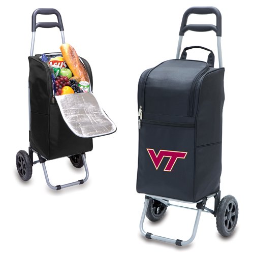 Virginia Tech Hokies Cart Cooler - Black - Click Image to Close