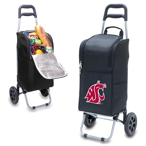 Washington State University Cougars Cart Cooler - Black - Click Image to Close