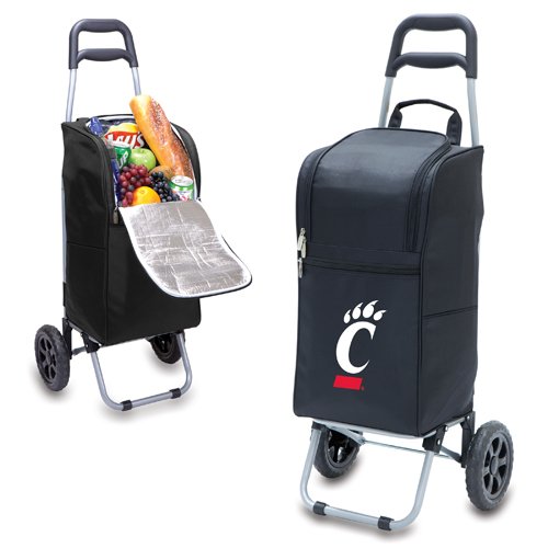 University of Cincinnati Bearcats Cart Cooler - Black - Click Image to Close