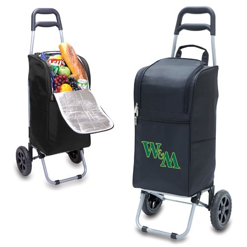 College of William and Mary Tribe Cart Cooler - Black - Click Image to Close