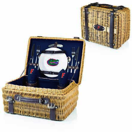 Florida Gators Champion Picnic Basket - Navy - Click Image to Close