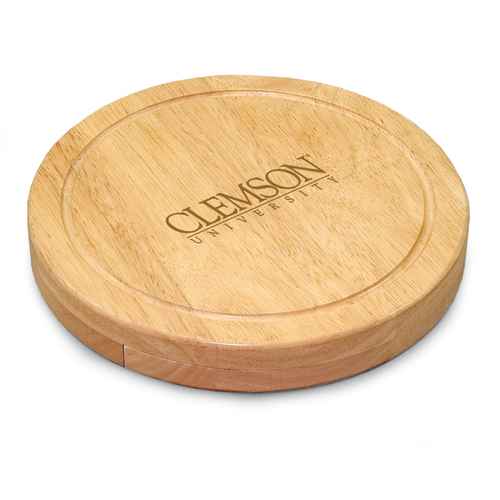 Clemson University Circo Cutting Board & Cheese Tools - Click Image to Close