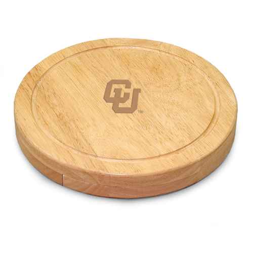 University of Colorado Circo Cutting Board & Cheese Tools - Click Image to Close