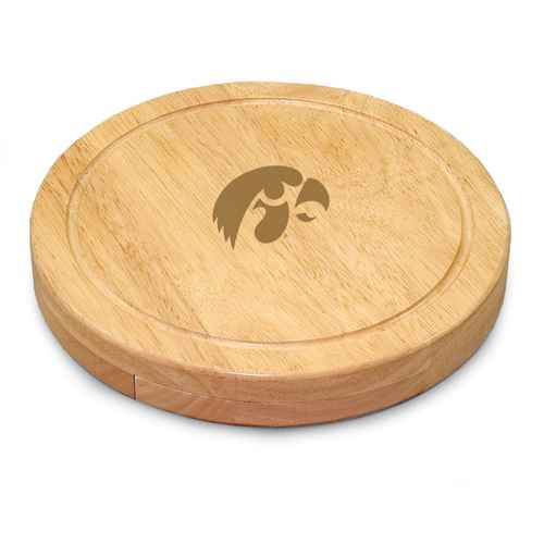 University of Iowa Circo Cutting Board & Cheese Tools - Click Image to Close