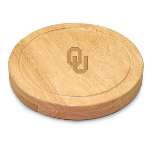 University of Oklahoma Circo Cutting Board & Cheese Tools - Click Image to Close