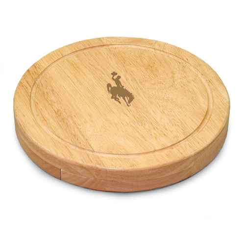 University of Wyoming Circo Cutting Board & Cheese Tools - Click Image to Close