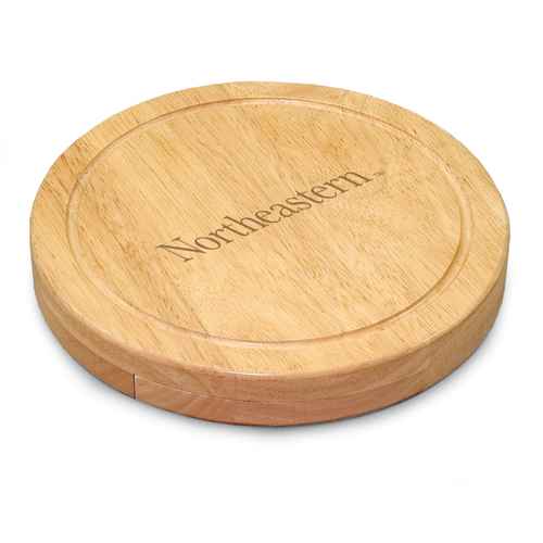 Northeastern University Circo Cutting Board & Cheese Tools - Click Image to Close