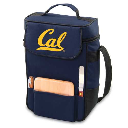 Cal Golden Bears Duet Wine & Cheese Tote - Navy - Click Image to Close