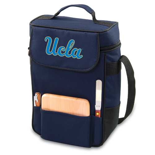 UCLA Bruins Duet Wine & Cheese Tote - Navy - Click Image to Close