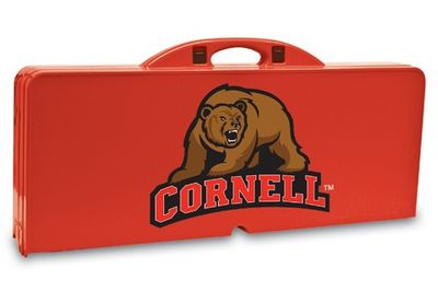 Cornell Big Red Folding Picnic Table with Seats - Red - Click Image to Close