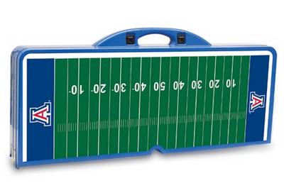 Arizona Wildcats Football Picnic Table with Seats - Blue - Click Image to Close