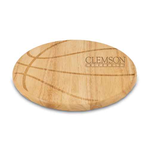 Clemson Tigers Basketball Free Throw Cutting Board - Click Image to Close