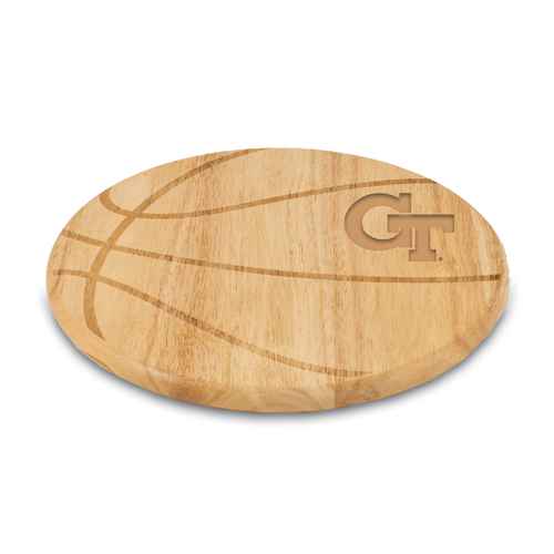 Georgia Tech Yellow Jackets Basketball Free Throw Cutting Board - Click Image to Close