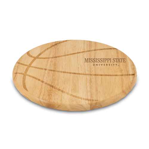 Mississippi State Bulldogs Basketball Free Throw Cutting Board - Click Image to Close