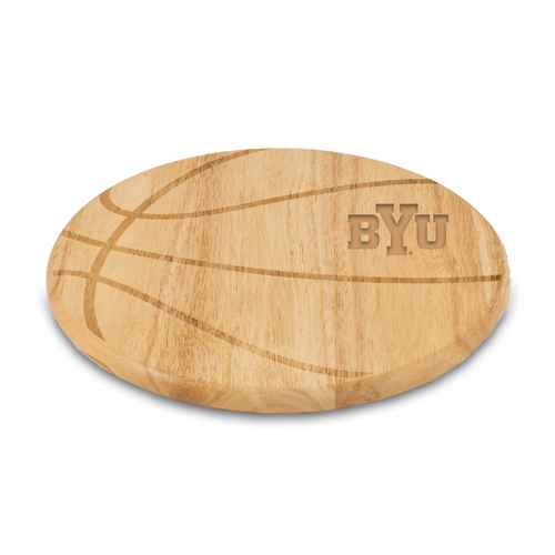 Brigham Young Cougars Basketball Free Throw Cutting Board - Click Image to Close