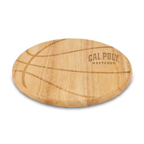 Cal Poly Mustangs Basketball Free Throw Cutting Board - Click Image to Close