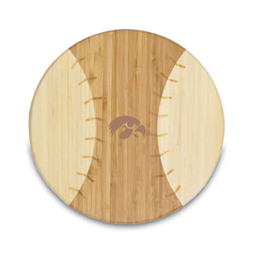 Iowa Hawkeyes Baseball Home Run Cutting Board - Click Image to Close