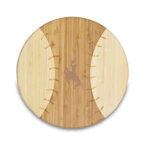 Wyoming Cowboys Baseball Home Run Cutting Board - Click Image to Close