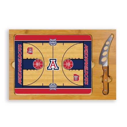 Arizona Wildcats Basketball Icon Cheese Tray - Click Image to Close