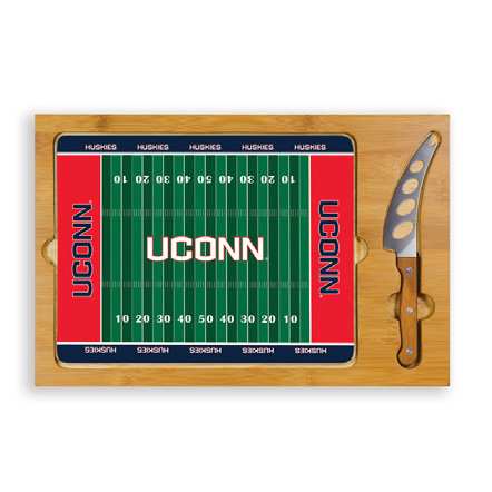 Connecticut Huskies Football Icon Cheese Tray - Click Image to Close