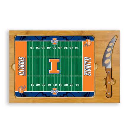 Illinois Fighting Illini Football Icon Cheese Tray - Click Image to Close