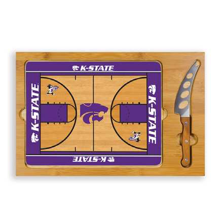 Kansas State Wildcats Basketball Icon Cheese Tray - Click Image to Close