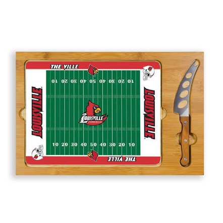 Louisville Cardinals Football Icon Cheese Tray - Click Image to Close