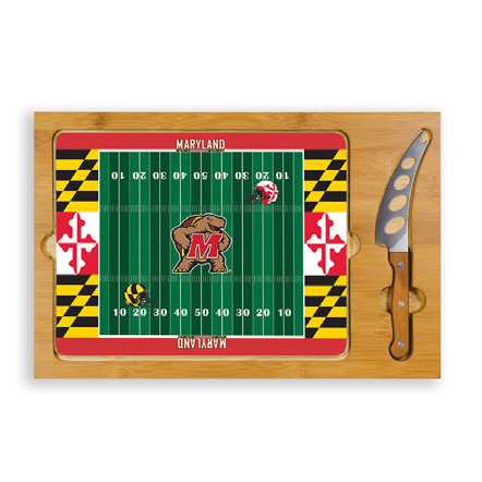 Maryland Terrapins Football Icon Cheese Tray - Click Image to Close