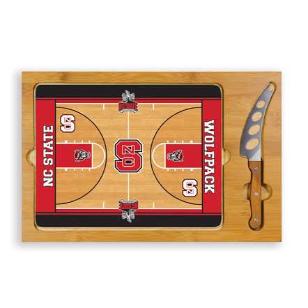 NC State Wolfpack Basketball Icon Cheese Tray - Click Image to Close