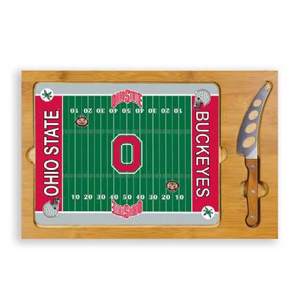 Ohio State Buckeyes Football Icon Cheese Tray - Click Image to Close