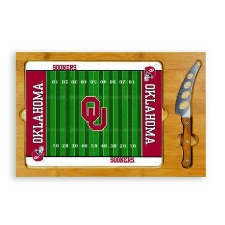 Oklahoma Sooners Football Icon Cheese Tray - Click Image to Close