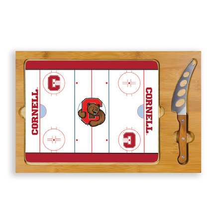 Cornell Big Red Hockey Icon Cheese Tray - Click Image to Close