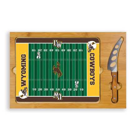 Wyoming Cowboys Football Icon Cheese Tray - Click Image to Close
