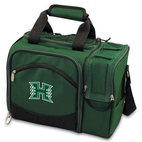 Hawaii Warriors Malibu Picnic Pack - Embroidered Hunter Green - Click Image to Close