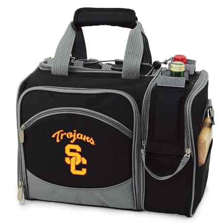 USC Trojans Malibu Picnic Pack - Black - Click Image to Close