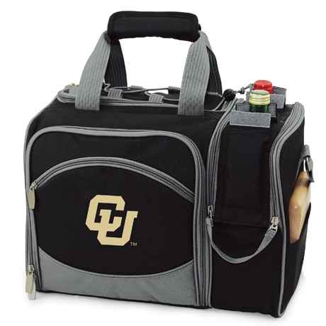 Colorado Buffaloes Malibu Picnic Pack - Embroidered Black - Click Image to Close