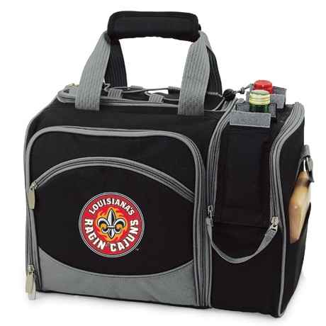 UL Lafayette Ragin Cajuns Malibu Picnic Pack - Embr. Black - Click Image to Close