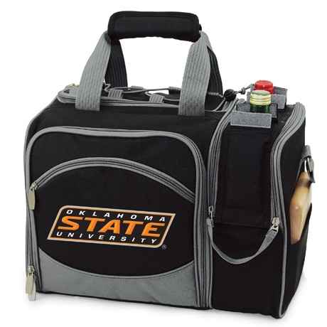 Oklahoma State Cowboys Malibu Picnic Pack - Embroidered Black - Click Image to Close