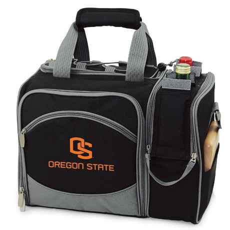 Oregon State Beavers Malibu Picnic Pack - Black - Click Image to Close