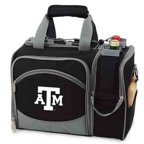 Texas A&M Aggies Malibu Picnic Pack - Embroidered Black - Click Image to Close