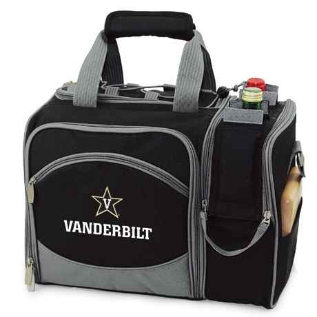 Vanderbilt Commodores Malibu Picnic Pack - Embroidered Black - Click Image to Close