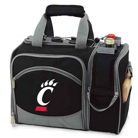 Cincinnati Bearcats Malibu Picnic Pack - Black - Click Image to Close